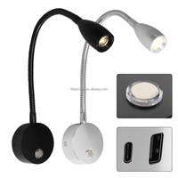 RV caravane camping-car bateau marin intérieur cabine lumière 12v bateau lumière Led liseuse camping-car mur Double USB lampe de lecture