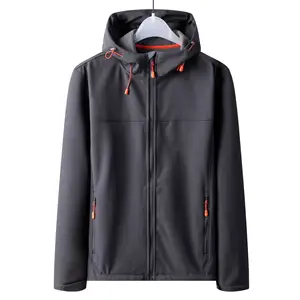 Ropa de talla grande para hombre, rompevientos en gros, softshell, china, chaqueta impermeable