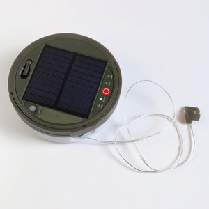 Lampe de camping solaire LED rechargeable par USB, étanche IP44, télécommande, câble de 10 m, 100 LED, lumière chaude + RGB, faisceau à 360°, haute luminosité - Product Image 2