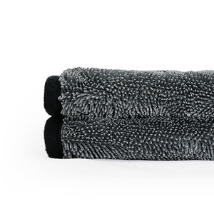 Car Wash <b>Towel</b> Microfiber Grey <b>Extra</b> Thick Absorbent <b>Large</b> Size For Vehicle Cleaning - Product Image 3