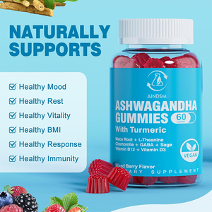Gomitas Veganas de Ashwagandha y Raíz de Maca, Refuerzo Inmunológico y Energético para Adultos, Vitaminas en Forma de Caramelo para Recién Nacidos y Mujeres Embarazadas - Product Image 3