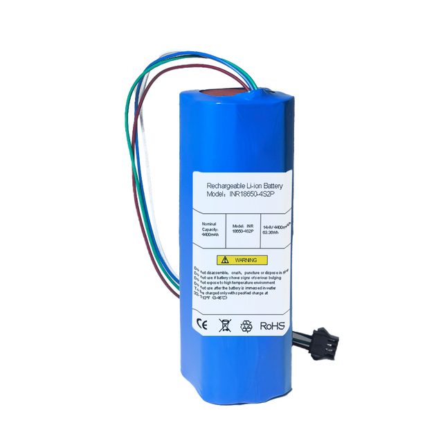 14.4V 2200mAh Lithium Ion Battery Pack for Robot Vacuum Cleaner Power Tools Recharging LiMn2O4 Battery