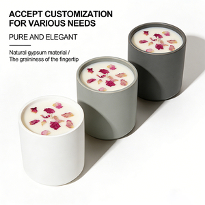 Nuevo Diseño de Portavelas de Cerámica, Recipientes Cilíndricos de Porcelana de Lujo para Velas, Decoración Navideña para el Hogar - Product Image 2