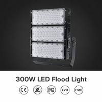 Módulos LED Cuadrados de Aluminio de Alta Calidad, 50000lm, 300W, IP67, Anticorrosión, para Iluminación Deportiva de Canchas de Tenis y Baloncesto