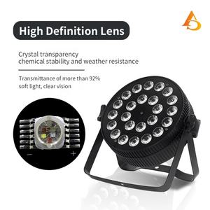 Equipo de DJ, Luz LED Plana 6 en 1 RGBWA UV de 24x18w - Product Image 4