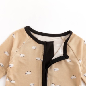 Romper Bayi Premium 180gsm Bahan Bambu dengan Ritsleting Ganda, Lembut dan Bernapas, Pakaian Tidur untuk Bayi Baru Lahir, Grosir untuk Butik - Product Image 6