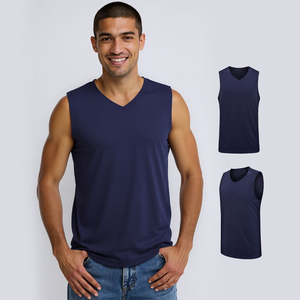 Débardeur de sport à séchage rapide pour homme, idéal pour le basketball et l'entraînement de course, débardeur de fitness élastique d'été, design respirant - Product Image 1