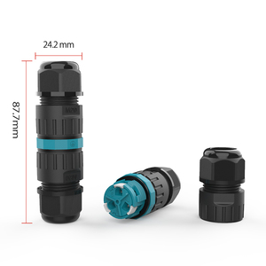 Ip68 M20 <span class=keywords><strong>2</strong></span>/3pin Schroef Vrije Verlichting Elektrische Aansluitingen Waterdichte Klem Connectoren EW-P20-XP - Product Image 2