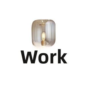 <span class=keywords><strong>Lampe</strong></span> de chevet en verre à bouton-poussoir LED au design nordique de luxe léger pour chambre à coucher et salon - Product Image 5