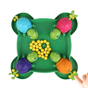 2025 divertido <span class=keywords><strong>juego</strong></span> de mesa educativo conjunto de juguete de tortuga para niños regalo interactivo para padres e hijos hecho de plástico duradero - Product Image 1