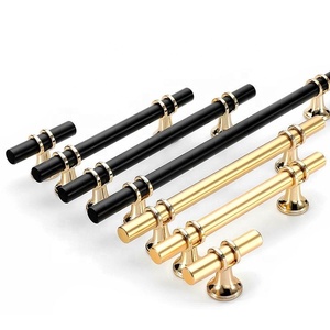左刚当代风格卧室五金不锈钢家具抽屉橱柜门把手奢华 - Product Image 1
