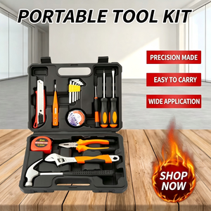 <b>Tool</b> Set 8 Piece Metric Household Kit With <b>Wrenches</b> And Measuring Tape For Home Repair - Product Image 4