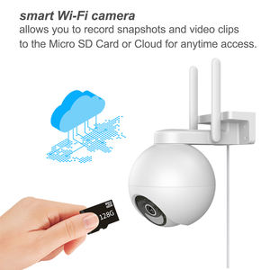 Neue Trend 3MP 4MP drahtlose WLAN-<span class=keywords><strong>IP</strong></span>-Kamera ohne Fil Outdoor 360 Security Metall kuppel kamera mit Bewegungs erkennungs alarm - Product Image 4