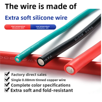Câble d'extension mâle et femelle XT60H-F, câble d'alimentation pour batterie au lithium, câble de charge 16AWG en silicone pour drone