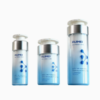 Flacon pompe sans air, flacon cosmétique PP/AS, contenant vide pour sérum de soin, logo personnalisé pour tonique et essence faciale