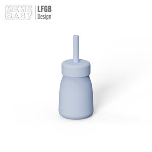 El <span class=keywords><strong>mejor</strong></span> regalo, botellas de agua de silicona a prueba de fugas para bebés, taza de agua, vajilla, comedor moderno para niños, botella para beber para bebés - Product Image 2