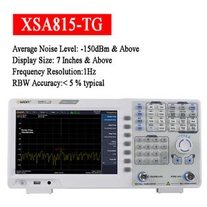 Analizador de Espectro Digital <span class=keywords><strong>OWON</strong></span> XSA815-TG, Pantalla LCD de 9 Pulgadas, Resolución de 1280x800, Ancho de Banda de 1 Hz, Frecuencia de 9 kHz a 1.5 GHz, <span class=keywords><strong>Osciloscopio</strong></span> - Product Image 3