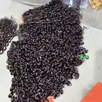 Extensions de cheveux bouclés Pixie, cheveux alignés sur la cuticule, cheveux bouclés indiens, cheveux humains bouclés du Vietnam, extensions bouclées birmanes, bouclés lâches ondulés