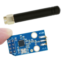 Module de développement BSSY)FlipperZero CC1101 SubGHz 433MHz avec antenne WiFi, kit de programmes Open Source pour Pet Dolphin