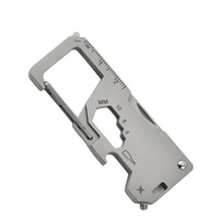 Porte-clés multifonctionnel haut de gamme pour homme avec couteau, clé à boulons et ouvre-bouteille