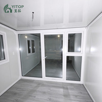 Rumah Kontainer Modular yang Dapat Diperluas, Rumah Prefabrikasi Australia, Pondok Prefab, Rumah Lipat dengan Dapur dan Kamar Mandi 30 kaki