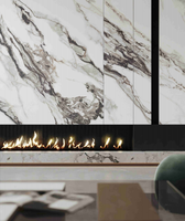 Panneau mural en PVC imperméable pour intérieur, 1000 mm x 10 mm, blanc Verona