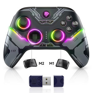 <span class=keywords><strong>Joystick</strong></span> Inalámbrico <span class=keywords><strong>EASYSMX</strong></span> X15 con Bluetooth, RGB, Motor de Vibración y Turbo para PC - Product Image 2