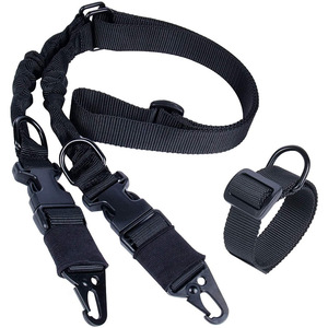 Sling de pistolet traditionnel à deux points par Shero Matériau en nylon avec boucle à dégagement rapide Crochet en métal et ajusteur de longueur pour la chasse - Product Image 1