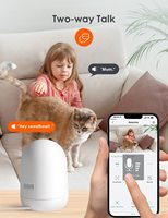 Caméra IP sans fil 3MP Moniteur pour bébé Caméra de sécurité audio bidirectionnelle à vision nocturne En stock Caméra CCTV de sécurité domestique 5G