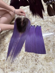 Cheveux humains vietnamiens de qualité supérieure, 100% vierges, naturels, lisses, en mèches pour la vente en gros et l'exportation - Product Image 2