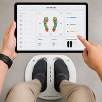 Système d'analyse des membres inférieurs portable à plaque de pression bleue, scanner d'empreintes digitales avec détection de température, vente chaude