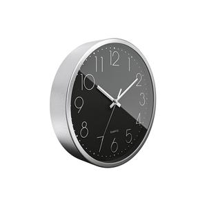 Horloge murale à quartz Mebus Ø 30cm argent noir - Product Image 1