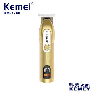 เครื่องตัดผม Kemei รุ่น KM 1760 แบบมืออาชีพ พร้อมหน้าจอ LCD ชาร์จผ่าน USB สำหรับผู้ชาย - Product Image 3