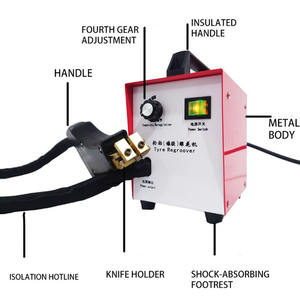 اداة حفز اطارات الشاحنات الاوتوماتيكية، ماكينة وآلة فتح وفتح الخرطوم، ماكينة وآلة حفر الاطارات مع شفرات الحرارة - Product Image 3