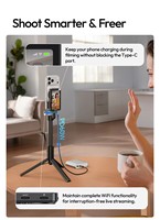 Nouvel écran de contrôle Ulanzi VM1 pour vlog et selfie, avec anneau magnétique pour smartphone Android à écran tactile