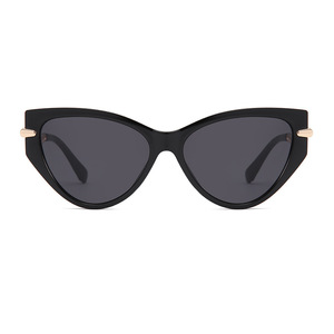 Ty 2384 2025 New châu âu mỹ thời trang Cat Eye UV400 đầy đủ Khung kính mát phụ nữ cá tính chuỗi cao cấp hợp thời trang - Product Image 2