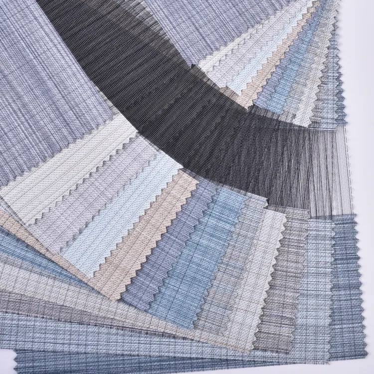 2024 Hot Selling Polyester Roller Window Blind Zebra Blind Fabrics for Home