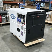 3kW 5kW 6kW 8kW 10kW Leiser Dieselgenerator Luftgekühlt Elektrischer Start Tragbarer Notstrom-Generator 50Hz 60Hz CE OEM Aggregat ATS