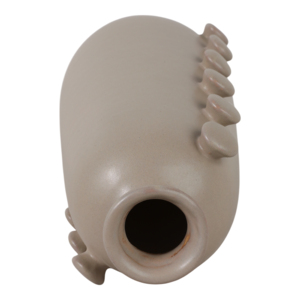 Vaso Decorativo in Ceramica con Dettagli Laterali, Formato Piccolo per Arredamento Casa, Soggiorno, Camera da Letto, Ufficio - Product Image 6