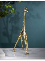 SANLOREN décoration de la maison ornement de cerf girafe de style moderne pour la décoration de bureau