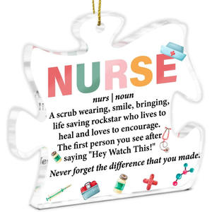 Diytree Branch Puzzle Acrílico Placa decorativa <span class=keywords><strong>Regalo</strong></span> de árbol de Navidad sin formaldehído para agradecer a las enfermeras y al personal médico - Product Image 4