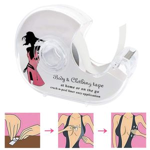 Tela transparente para mujer, ropa adhesiva Invisible, cinta de lencería con dispensador para sujetador, ropa, vestido - Product Image 2