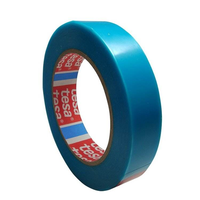 Ruban adhésif acrylique simple face Tesa 64250 bleu clair pour la fixation de meubles sans trace pour imprimante, scanner et copieur