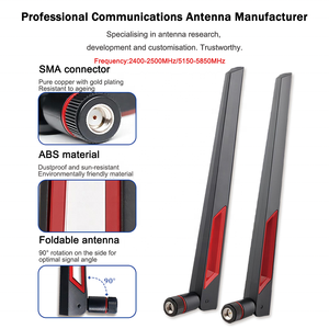 Antenna universale XLS-L600 10 <span class=keywords><strong>dBi</strong></span> dual band 2.4GHz e 5GHz per router Wi-Fi - Product Image 2
