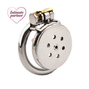 Dispositivo <span class=keywords><strong>de</strong></span> <span class=keywords><strong>Castidad</strong></span> <span class=keywords><strong>Masculino</strong></span>, Anillo <span class=keywords><strong>de</strong></span> <span class=keywords><strong>Castidad</strong></span> <span class=keywords><strong>de</strong></span> Metal con Orificio Redondo Plano, Jaula para Pene, Catéter Uretral, Anillo para Pene, Cinturón <span class=keywords><strong>de</strong></span> Bondage, Juguetes Sexuales para Hombres Gay - Product Image 5