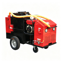 Machine de scellement de fissures routières robuste et durable avec revêtement résistant pour le comblement des joints de routes par les agents routiers
