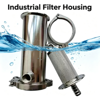 Boîtier de filtre sanitaire en acier inoxydable de qualité industrielle pour eau, 40 pouces, à cartouche unique, avec boulon à ouverture rapide