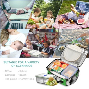 Newest Fashion Customized <b>Football</b> Design Thermal <b>Lunch</b> Box Cooler <b>Bags</b> for Children Kids Boys - Product Image 5