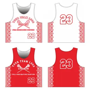 Pinnies Lacrosse Hai Mặt Tùy Chỉnh Thăng Hoa Nhà Cung Cấp Trung Quốc