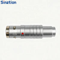 Connecteur Métallique Push-Pull Haute Précision HV + Sign, Adaptateur Circulaire Étanche IP68 pour Audio & Vidéo